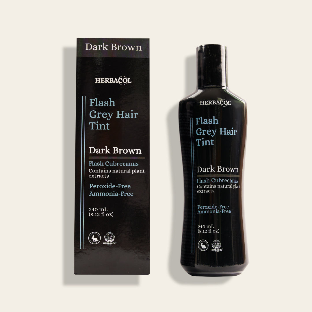 Dark Brown Dye for Grey Hair – Herbacol Beauty