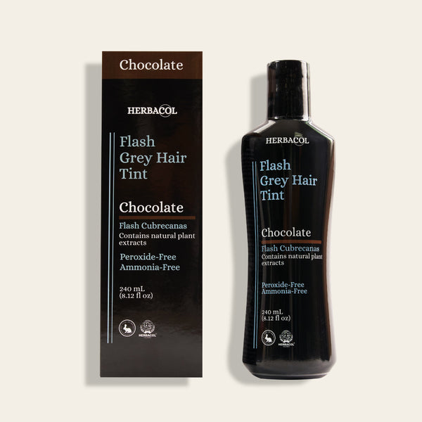 FLASH Chocolate Dye for Grey Hair